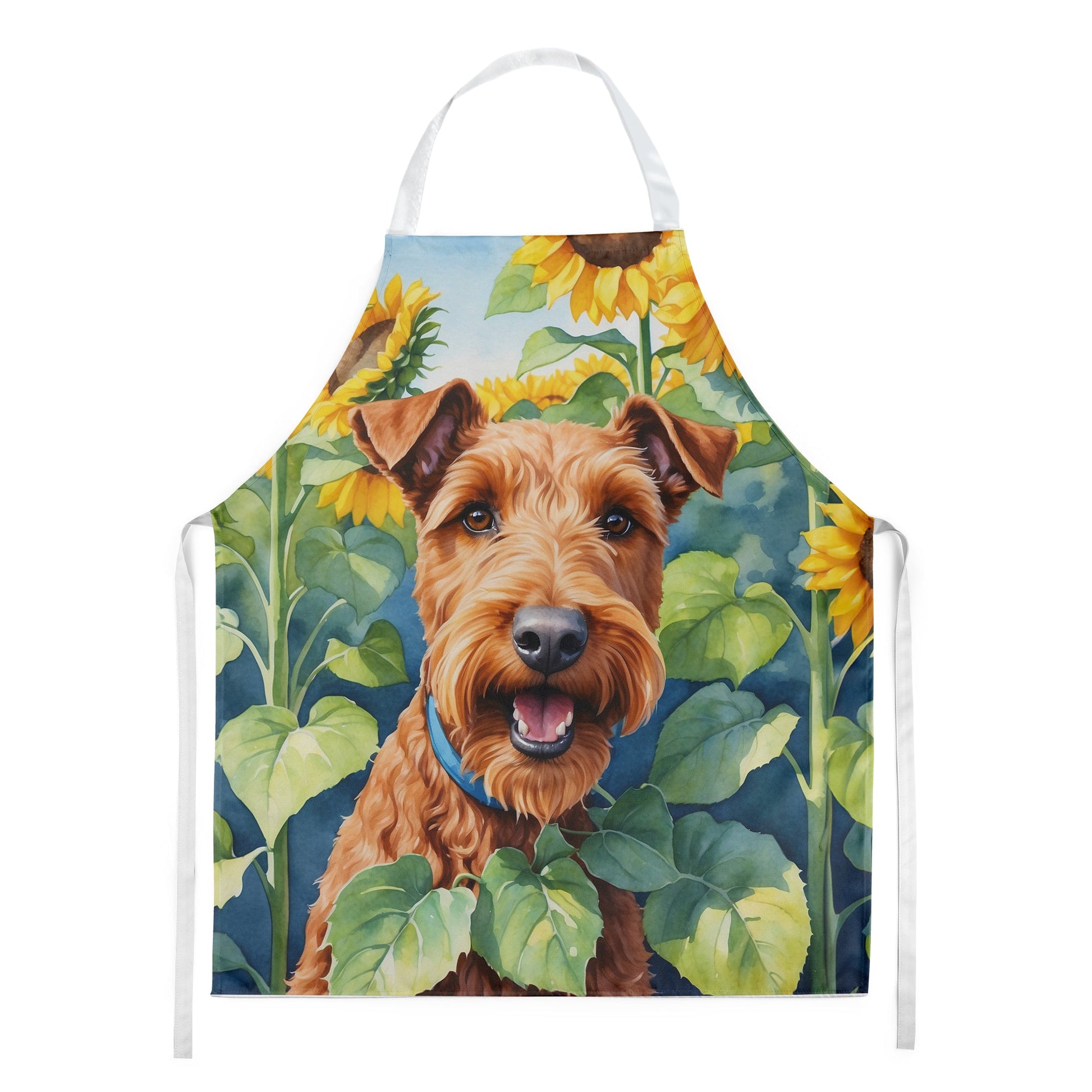 Irish Terrier in Sunflowers Apron-0