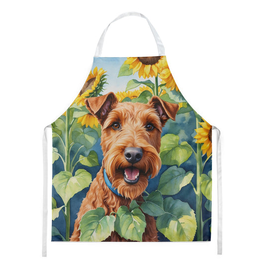 Irish Terrier in Sunflowers Apron-0