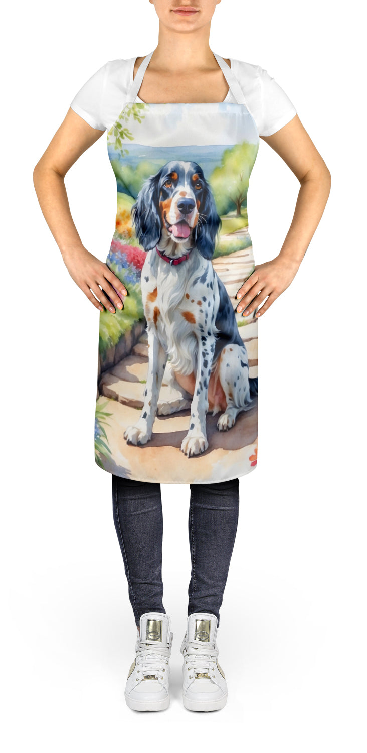 English Setter Spring Path Apron-1