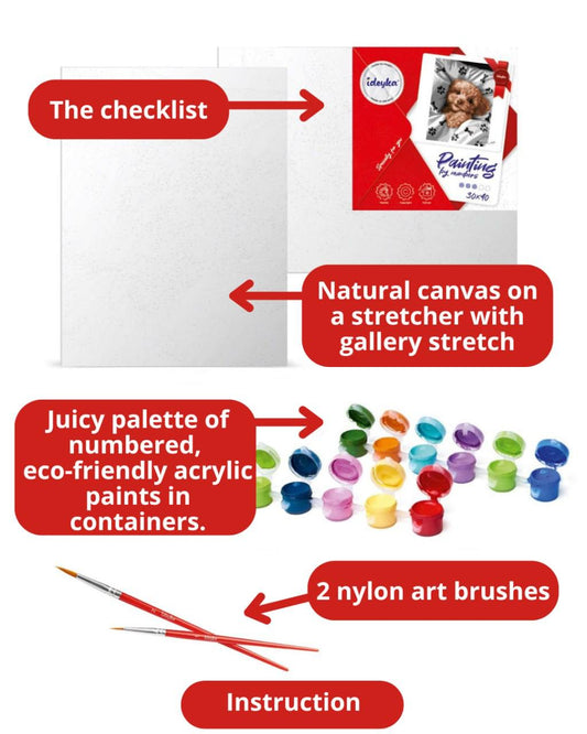 Painting by Numbers kit Bouquet and fruit KHO5693