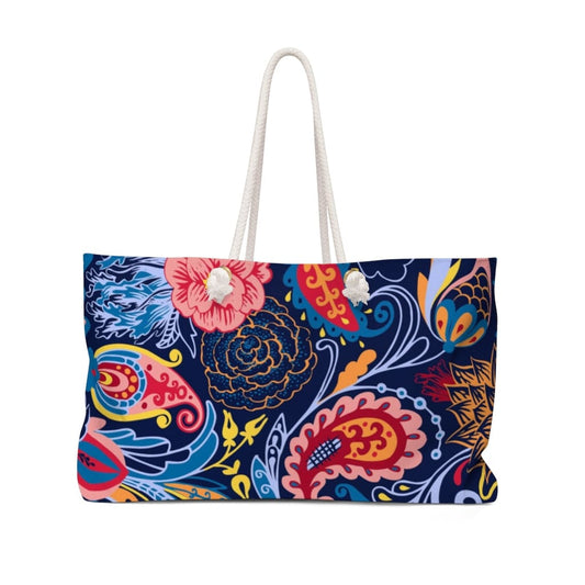 Weekender Tote Bag - Floral Print-0